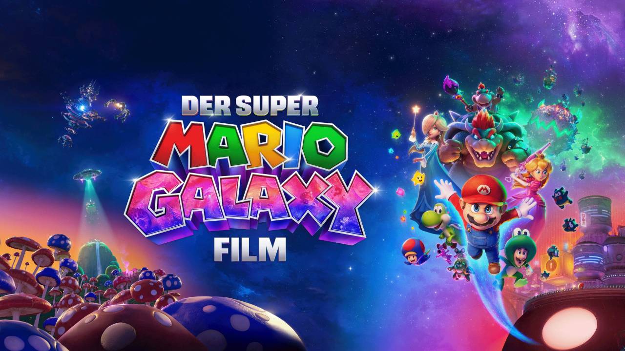 Der Super Mario Galaxy Film banner