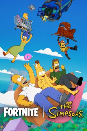 Fortnite x Simpsons poster